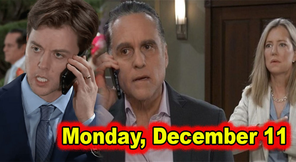 General Hospital Spoilers Monday December Nina Panics Over Sonnys Call To Michael Dex